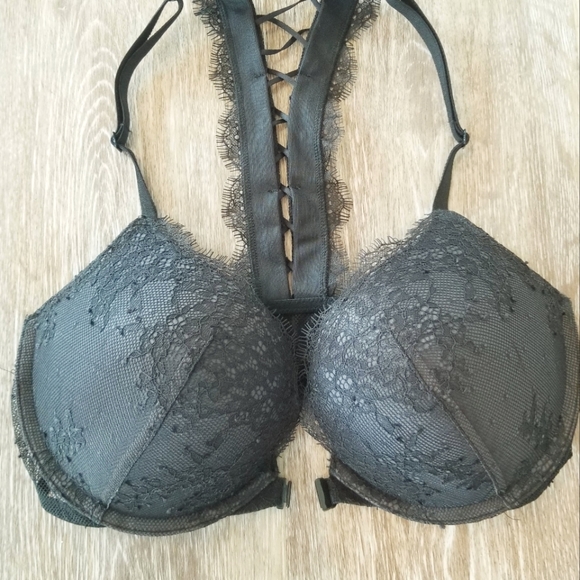 Victoria's Secret Very Sexy Push-up  Lace-Up Crisscross Front Closure Bra NWT - Picture 11 of 14